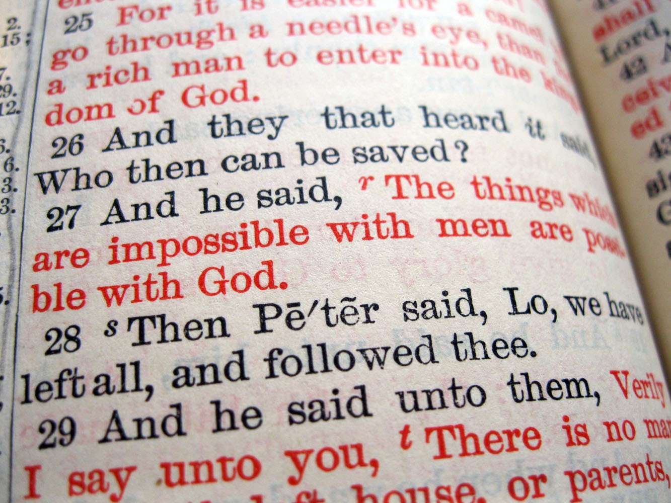 Red Letter Christian?